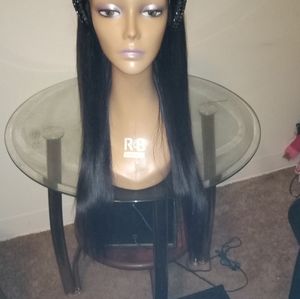 Brazilian Straight Wig with 5x5 transparent Cl